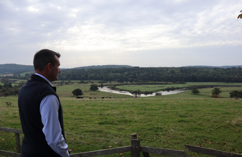 Stuart protecting countryside