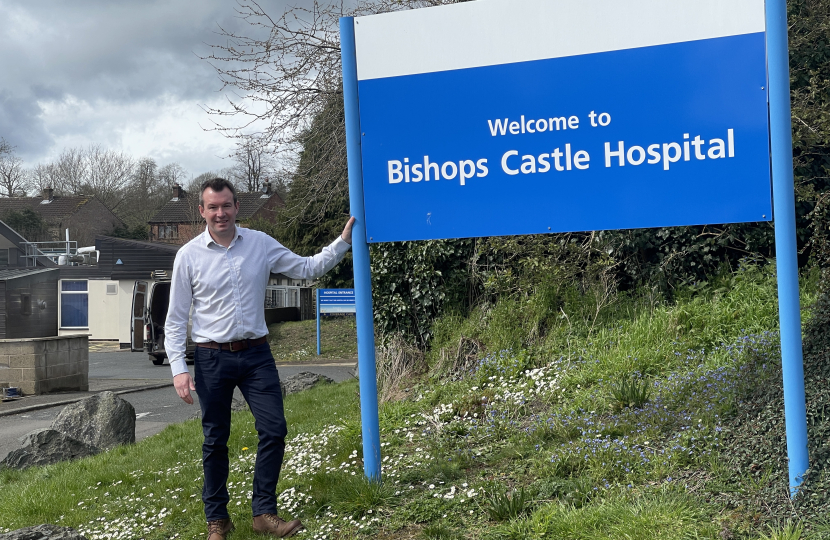 Stuart at Bishop's Castle Hospital