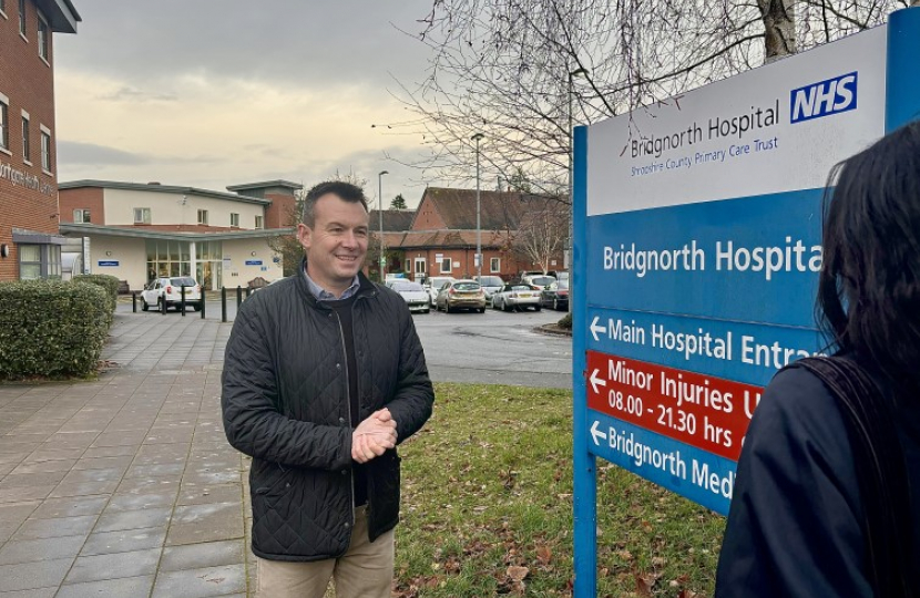 Stuart at Bridgnorth Hospital