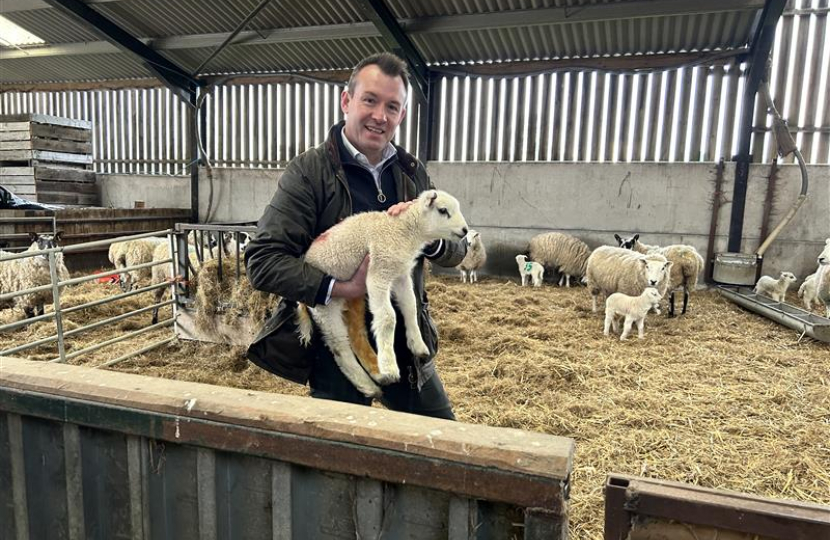 Stuart Anderson MP Supports South Shropshire Farmers Opposing Family Farm Tax