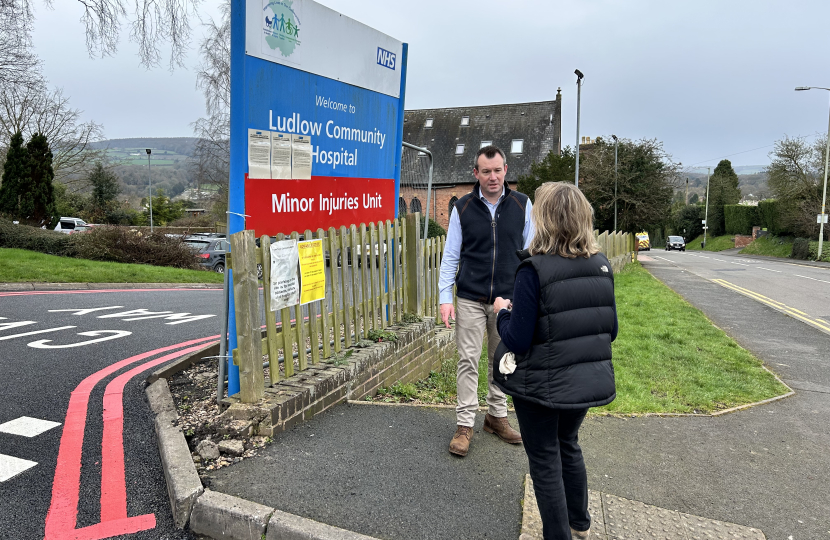 Stuart Anderson MP Champions Healthcare Facilities in South Shropshire