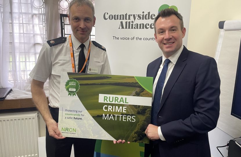 Next Steps in Stuart Anderson MP's bid to tackle rural crime in South Shropshire