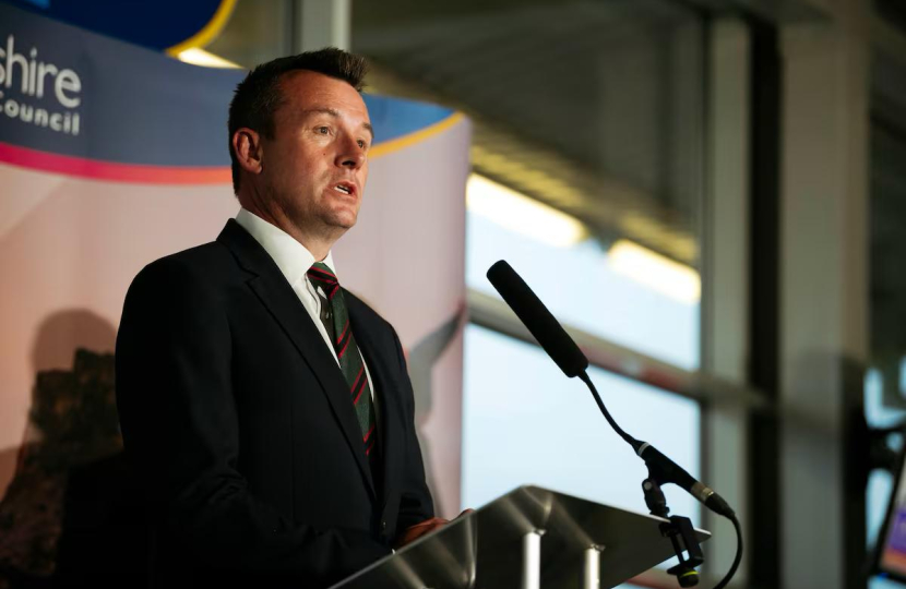 Stuart after being selected as the MP for South Shropshire