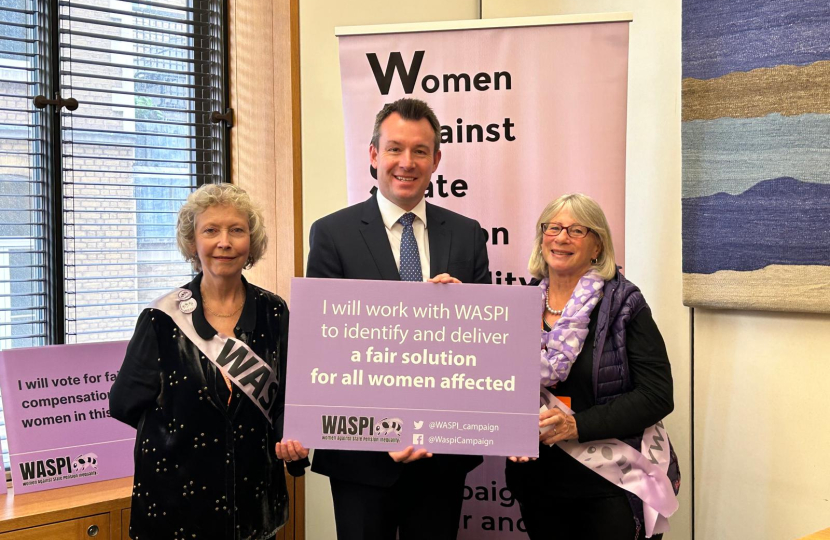 Stuart supports WASPI campaign