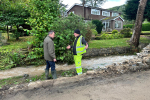 Stuart Supports South Shropshire Residents Impacted by Storm Bert