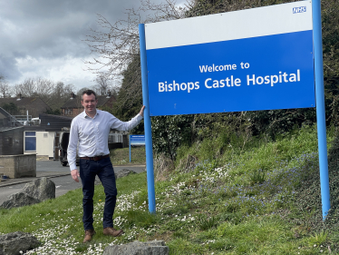 Stuart at Bishop's Castle Hospital