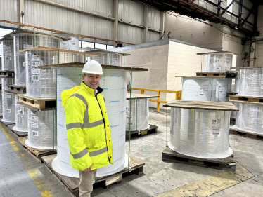 Stuart visits Bridgnorth Aluminium