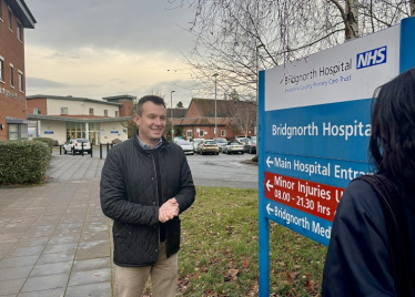 Stuart at Bridgnorth Hospital