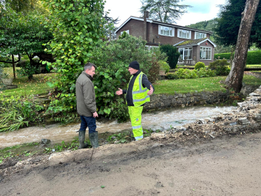 Stuart Supports South Shropshire Residents Impacted by Storm Bert