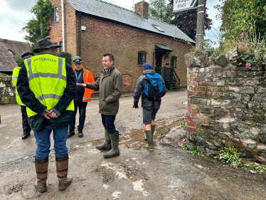 Government support requested by Stuart Anderson MP following flash flooding