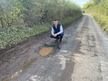 Stuart is concerned about a loss of funding for local roads