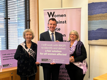 Stuart supports WASPI campaign